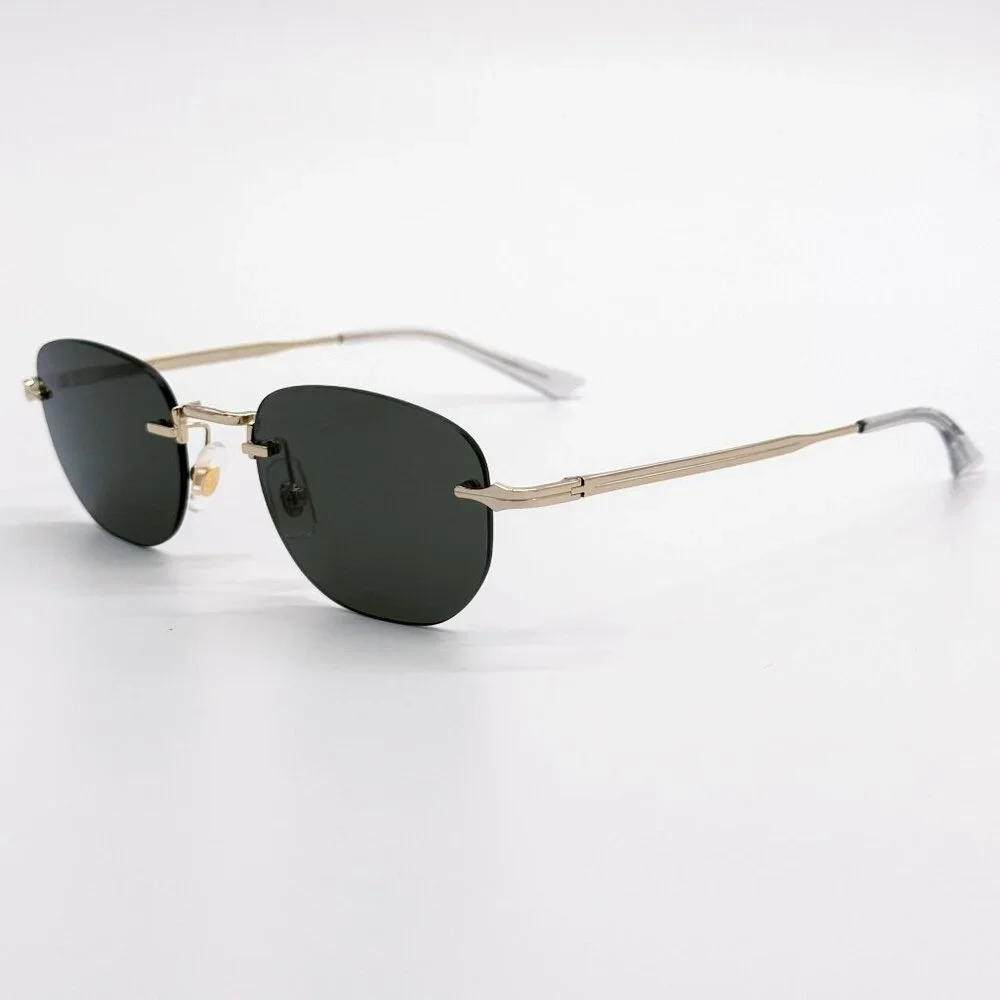 NEW MONTBLANC SUNGLASSES MEN GOLD/GRAY MB0303S 001 EYEWEAR MONTBLANC